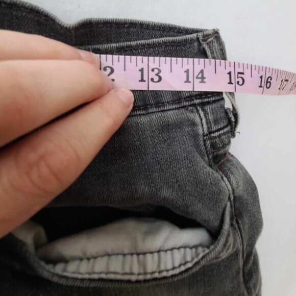 Levis Big E Skater Grunge Goth Alternative Punk Gray Womens Sz 31 Skinny Jeans - Picture 4 of 6